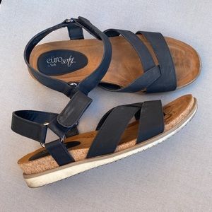 Eurosoft Lynelle Wedge Sandal Black ES0023401